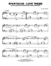télécharger la partition d'accordéon Spartacus Love Theme au format PDF