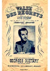 télécharger la partition d'accordéon VALSE DES REGRETS (JOHANNES BRAHMS ) OP 39 N° 15 au format PDF