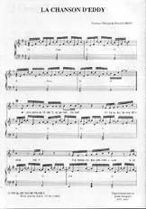 télécharger la partition d'accordéon La chanson d'Eddy au format PDF