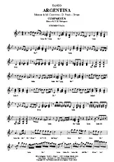télécharger la partition d'accordéon Cumparsita - Argentina (Mix tango) au format PDF