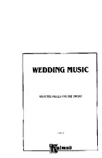 télécharger la partition d'accordéon Wedding Music - Selected Peaces For Organ au format PDF