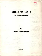 télécharger la partition d'accordéon Prelude No 1 au format PDF