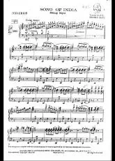 télécharger la partition d'accordéon Song of India au format PDF