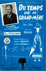 télécharger la partition d'accordéon Du temps de m'grand' mère au format PDF