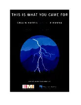 télécharger la partition d'accordéon This is what you came for au format PDF
