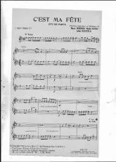 télécharger la partition d'accordéon C'est ma fete (It's my party) ( suite orchestration) au format PDF