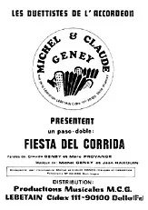télécharger la partition d'accordéon FIESTA DEL CORRIDA au format PDF