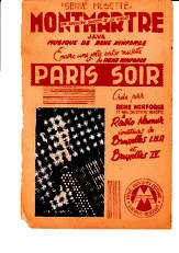 télécharger la partition d'accordéon Montmartre au format PDF