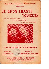 télécharger la partition d'accordéon Ce que l'on chante toujours au format PDF