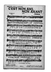 télécharger la partition d'accordéon C'EST MON AMI  MON AMANT au format PDF