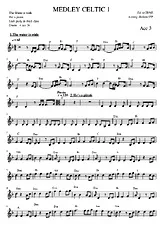 télécharger la partition d'accordéon MEDLEY CELTIC (3e ACCORDÉON) au format PDF
