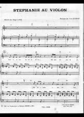 télécharger la partition d'accordéon Stéphanie au violon au format PDF