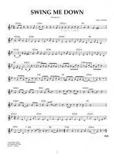 télécharger la partition d'accordéon Swing me down au format PDF