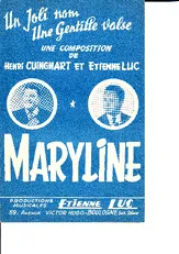 télécharger la partition d'accordéon Maryline (autre version) au format PDF