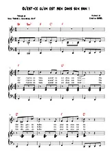 télécharger la partition d'accordéon Qu'est-ce qu'on est bien dans son bain (Chant : Henri Salvador) Remaster au format PDF