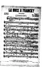 télécharger la partition d'accordéon LA NOCE A FRANCKY au format PDF