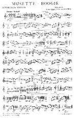 télécharger la partition d'accordéon MUSETTE - BOOGIE au format PDF